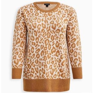 Leopard Print Sweater - NWT!